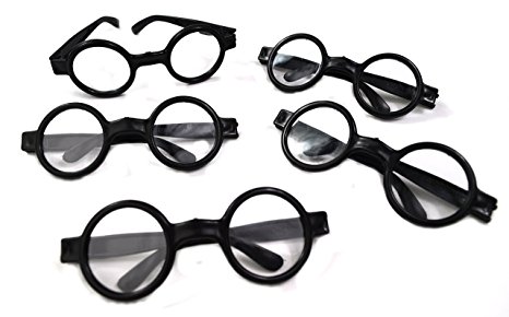 Dazzling Toys Wizard Glasses - Great accessory for a wizard (Harry Potter) birthday party, 12 Pack