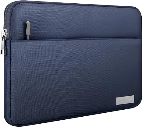 MoKo Laptop Sleeve Case Fits Tab S8  12.4", Surface Pro X/Pro LTE 12.3 Inch, Surface Laptop Go 12.4", Zipper Polyester Bag with Pocket, Fit Surface Pro Type Cover and Pen,