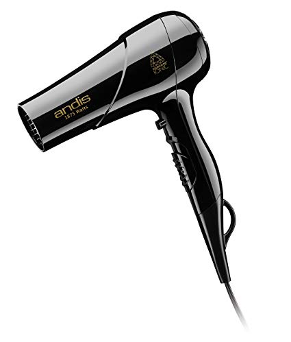 Andis 1875-Watt Tourmaline Ceramic Ionic Styling Hair Dryer, Black (80695)