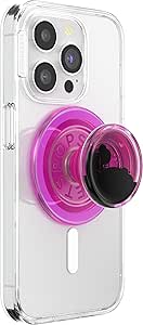 PopSockets Phone Grip Compatible with MagSafe, Phone Holder, Wireless Charging Compatible - Tidepool Lava Lamp Absinthe