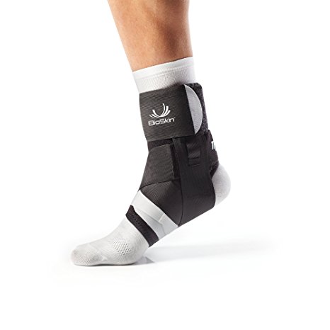 Trilok Ankle Brace, Versatile Ankle Support - Ankle Sprains, Plantar Fasciitis, PTTD - Lightweight and Hypoallergenic - By BioSkin (Small)