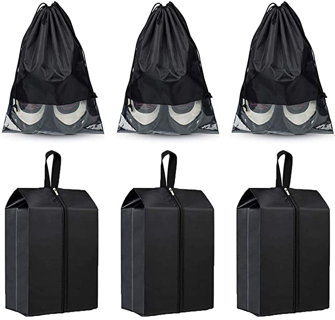 Kntiwiwo Travel Shoe Bags Dust-Proof Storage Shoe Pouch for Women Men Traveling