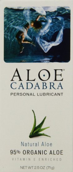 Aloe Cadabra Organic Lubricant, Natural, 2.5 Ounce