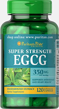 Puritan's Pride Super Strength EGCG 350 mg-120 Capsules