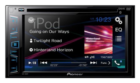 Pioneer AVH-280BT In-Dash DVD Receiver with 62 Display and Bluetooth