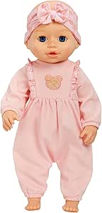 Baby Born Learn to Walk Baby Doll Annabell - Blue Eyes: Realistic Features for Kids Ages 3 , Walks, Crawls, Sits & Kicks, Eyes Open & Close, Multiple Sound Effects