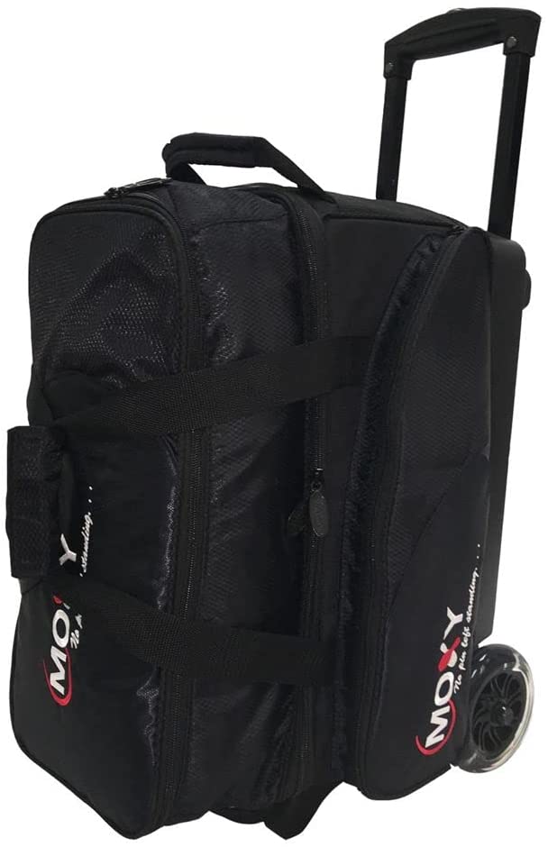 Moxy Bowling Products Blade Premium Double Roller Bowling Bag- Black