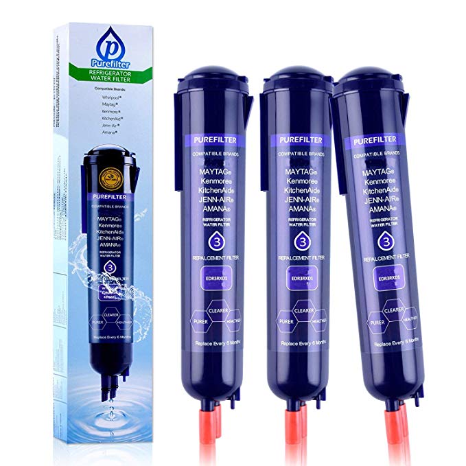 Refrigerator Water Filter for best Refrigerator (3pcs,Blue)