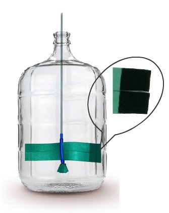 Clean Bottle Express¨ Carboy Scrubber