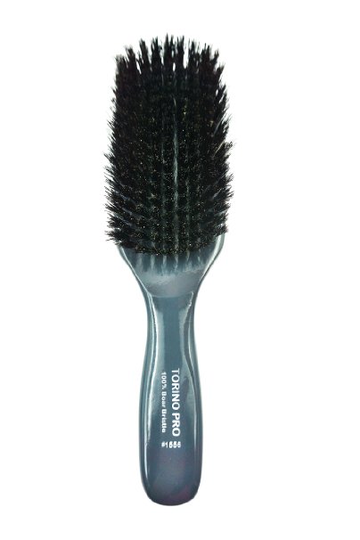 Torino Pro #1556 100% Pure Boar Bristle - Torino Hair Brush Soft Bristles - Exceptional Quality WAVE BRUSH