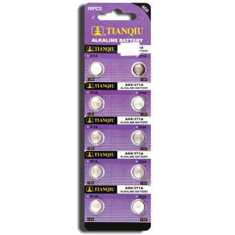 AG6 371A LR920 SR920 SR920SW Button Cell Batteries [10-Pack]