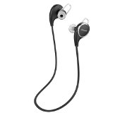 iClever Bluetooth 41 Wireless Sport Headphones Hands-free Calling Headset with Build-in Mic CVC 60 Noise Cancelling and HIFI Stereo Sound via Apt-X for iPhone 6S 6 Plus Galaxy S6 Edge and More