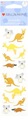 Mrs Grossman Stickers, Playful Kangaroos