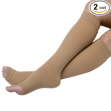 MadeMother Maternity Compression Stockings: Premium Open Toe Pregnancy Socks With Guaranteed Pain Relief - Best Hose For Swelling, Varicose Veins, Edema, Support, Tights, Leggings, And Baby Gifts