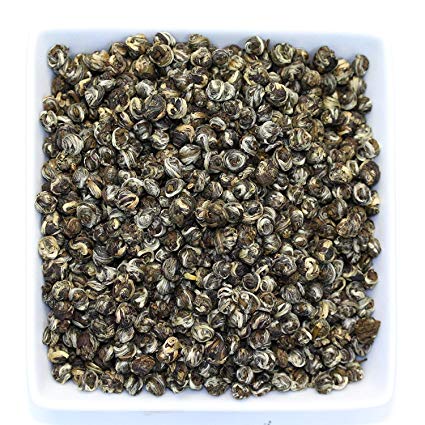 Tealyra - Superfine Jasmine Dragon Pearls - Best Chinese Jasmine Loose Green Tea Leaf - Pleasant Aroma and Tonic Effect - 100g