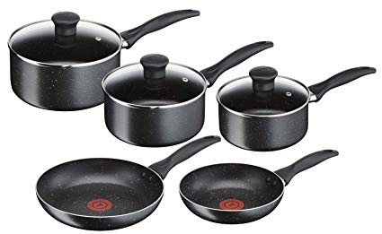 Tefal Origins 5 Piece Stone Pots and Pans set