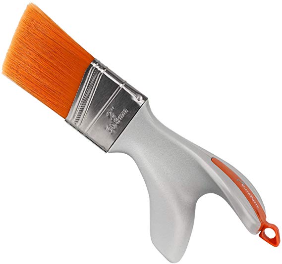 Chopand Paint Brushes, Professional Chalk and Wax Paint Brush Furniture Ergonomic Wood Handle Design Trim Paint Brush, Premium House Paintbrush with Natural Bristles (2 Inch)