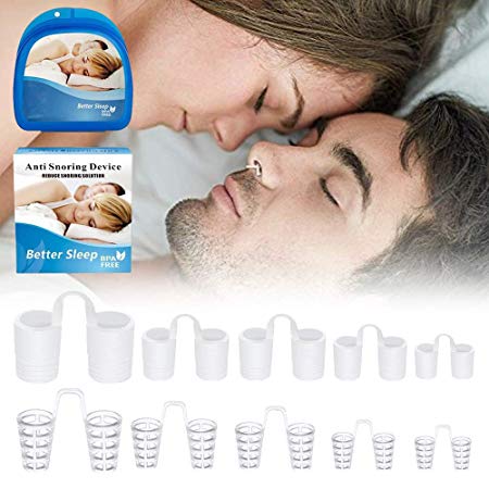 Flying swallow Anti Snoring Devices 10 Snore Stoppers Nose Vents Nasal Dilators Easy Sleep Solution for Sleep Apnea Relief Breathing Aids Nasal Congestion for Travel,Sleeping,Office