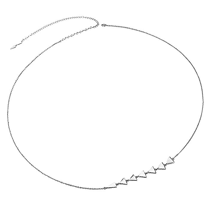ALPHM S925 Sterling Silver Bead Waist Belt Belly Chain Adjustable Body Chain