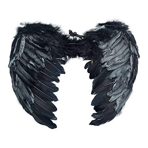Feather Angel Wings Christmas Halloween Fancy Dress Costume Hen Night Party