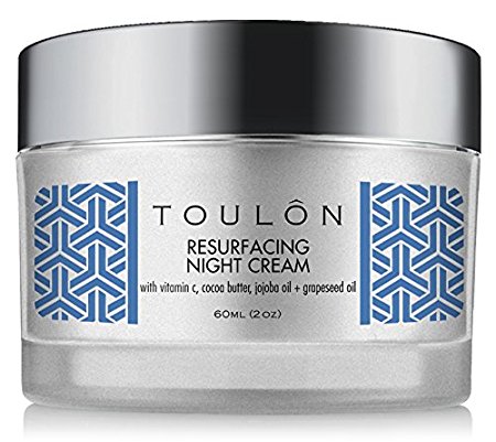 Night Cream for Women; Natural Face Moisturiser for Dry Skin & Mature Skin with Vitamin C, Cocoa Butter & Grapeseed Oil to Build Collagen, Reduce Wrinkles & Firm Neck and Decollete