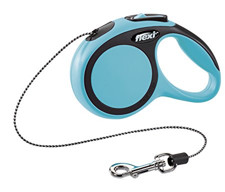 Flexi New Comfort Retractable Cord Lead, X-Small, 3 m, Blue