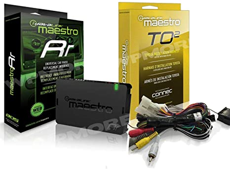 iDatalink Maestro ADS-MRR   HRN-RR-TO2 T Harness for Select Toyota 2012 & UP