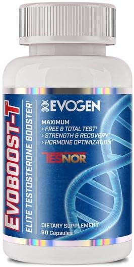 Evogen Nutrition Evoboost-T | Premium Test Booster with Probiotics for Maximum Strength, Vitality, Hormone Optimization, KSM-66 Ashwagandha, Tensor, Vitamin D, Boron, Lactobacillus Reuteri Capsules