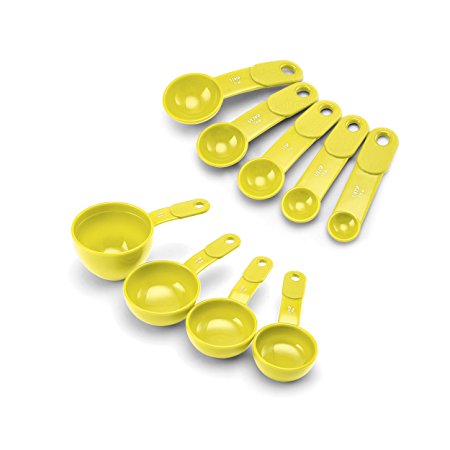 KitchenAid 9-Piece Measuring Cup & Spoon Set, Meyer Lemon