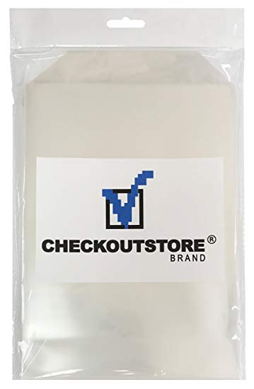 50 CheckOutStore Clear Storage Pockets (6 3/4 x 9 1/2)
