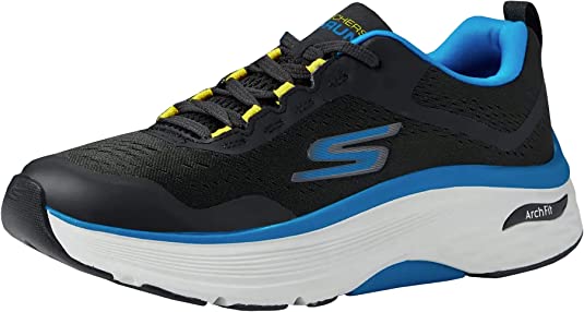 Skechers Men's Max Cushioning Arch Fit-Athletic Workout Running Walking Shoes with Air-Cooled Foam Sneaker