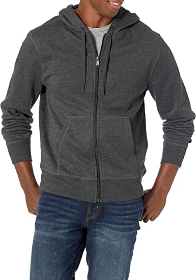 Amazon Essentials Mens Full-Zip Hooded Fleece Sweatshirt