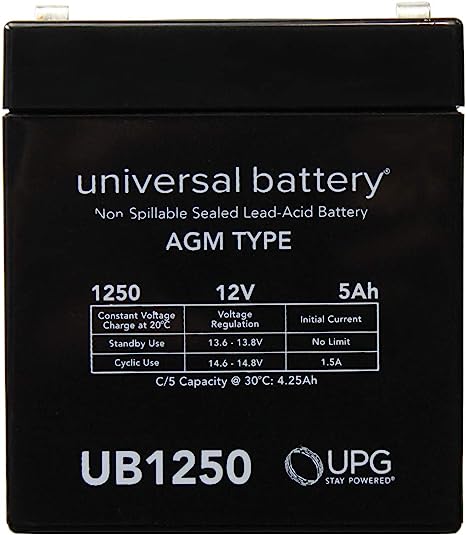 Ereplacements UB1250-ER Sealed Lead Acid Battery