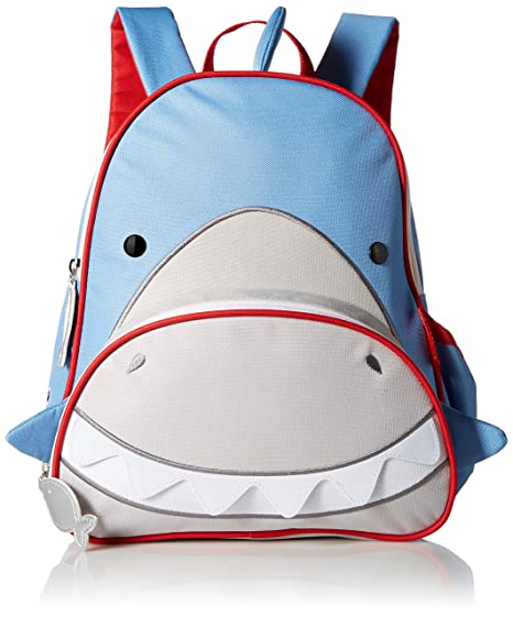 Skip Hop Toddler Backpack, 12 Shark School Bag, Multi