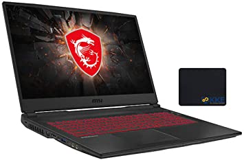 MSI GL75 Leopard Gaming Laptop, 17.3" Full HD 144Hz Screen, Intel Core i7-10750H Hexa-Core Processor up to 5.0GHz, GeForce GTX 1660Ti, Win10 Home, Black, KKE Mousepad (32GB RAM | 1TB SSD   2TB HDD)