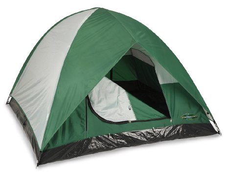 Stansport Black Granite Series McKinley 2 Pole Dome Tent (7-Feet X 7-Feet X 54-Inch)