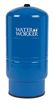 WaterWorker HT-32B Vertical Pressure Well Tank, 32-Gallon Capacity, Blue