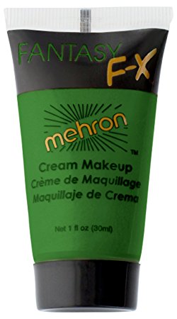 Mehron Makeup Fantasy F/X Water Based Face & Body Paint (1 oz) (GREEN)