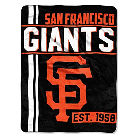 The Northwest Company MLB San Francisco Giants Micro Raschel Throw, One Size, Multicolor