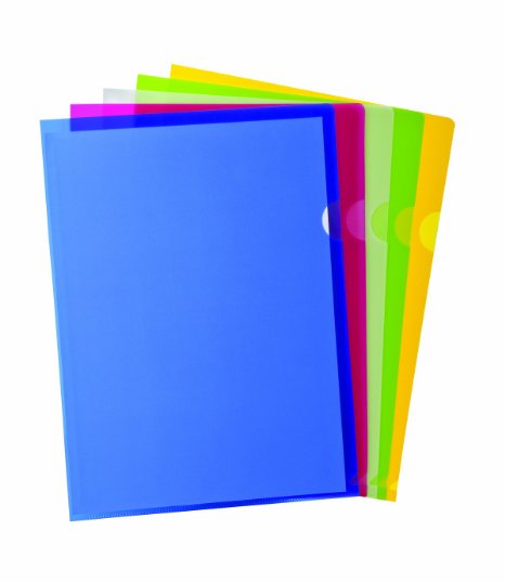 Pendaflex Copy Safe Project Pockets, Letter Size, Assorted Colors, 10 per Pack (53296EE)