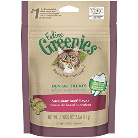 FELINE GREENIES Dental Cat Treats