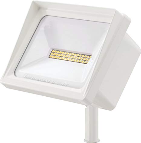 Lithonia Lighting QTE LED P3 50K 120 THK WH M6 Flood Light, White