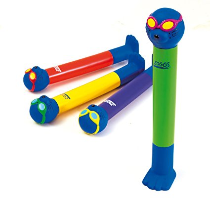 Zoggs Kids' Zoggy Dive Sticks - Pack of 4