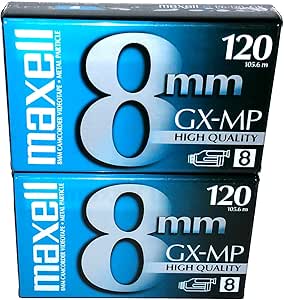 Maxell P6-120 GX-MP High Quality Camcorder Tapes, 2 Pack