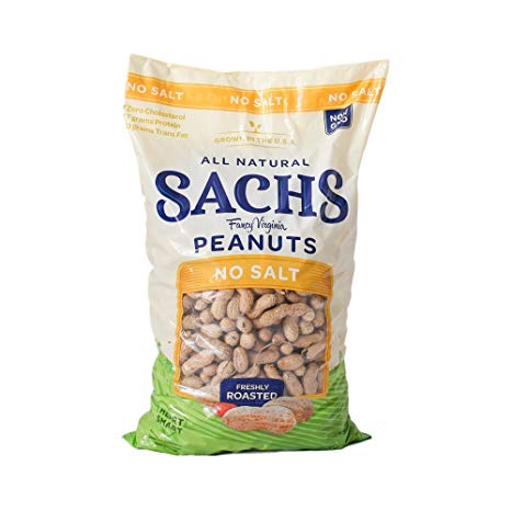 Sachs Unsalted In-Shell Peanuts, 80 Ounce
