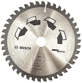 Bosch 1x Circular Saw Blade Special (for Wood, Non-Ferrous Metals, Plastic, Ø 160 x 2.5/1.8 x 20/16 mm, 42 Teeth, FT, with 1x Reduction ring 16 mm, Accessories for Circular Saws)