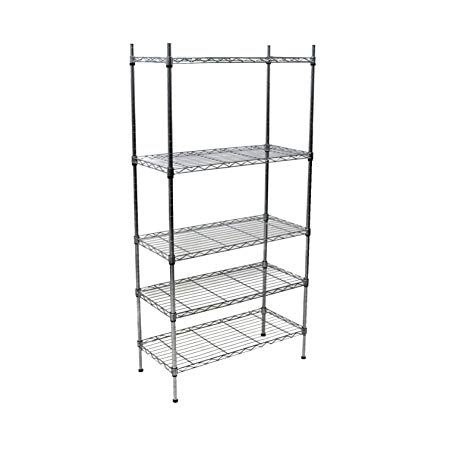 Oypla 5 Tier Heavy Duty Steel Wire Rack Shelf Storage Shelving Unit