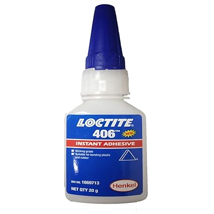 LOCTITE 406 Super Glue - Instant Adhesive - 20G - Plastic & Rubber