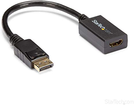 StarTech.com DP2HDMI2 DisplayPort to HDMI Video Adapter Converter