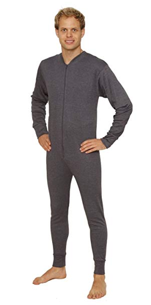 Octave 3 Pack Mens Thermal Underwear All in One Union Suit/Thermal Body Suit